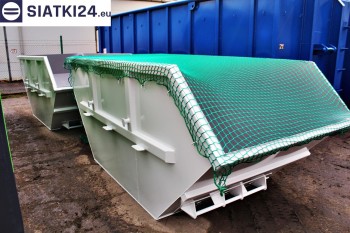 Siatki Trzebinia - Siatka przykrywająca na kontener - zabezpieczenie przewożonych ładunków dla terenów Trzebini